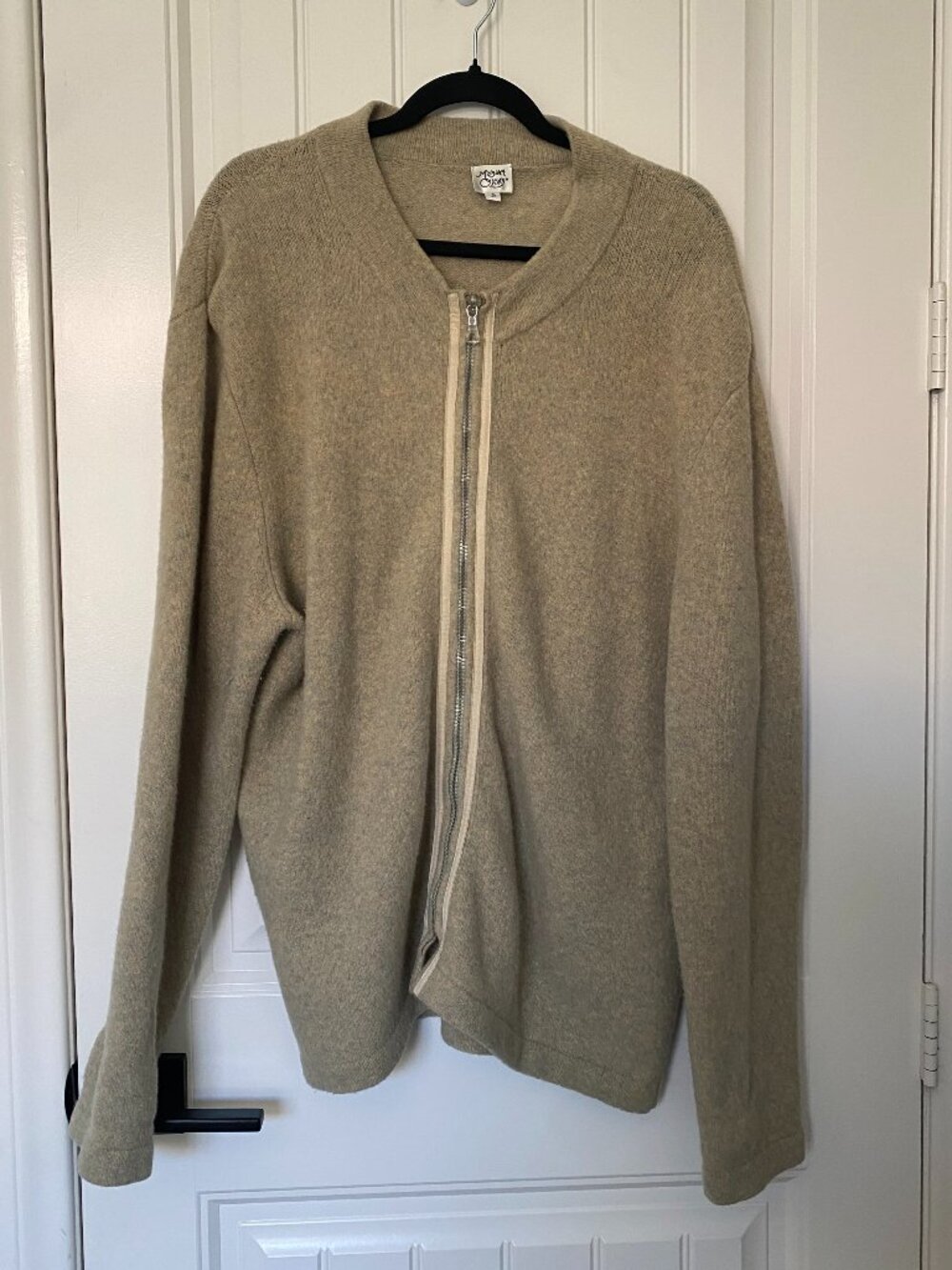 Margaret O'Leary | Merino Wool Blend Zip Up Cardigan
